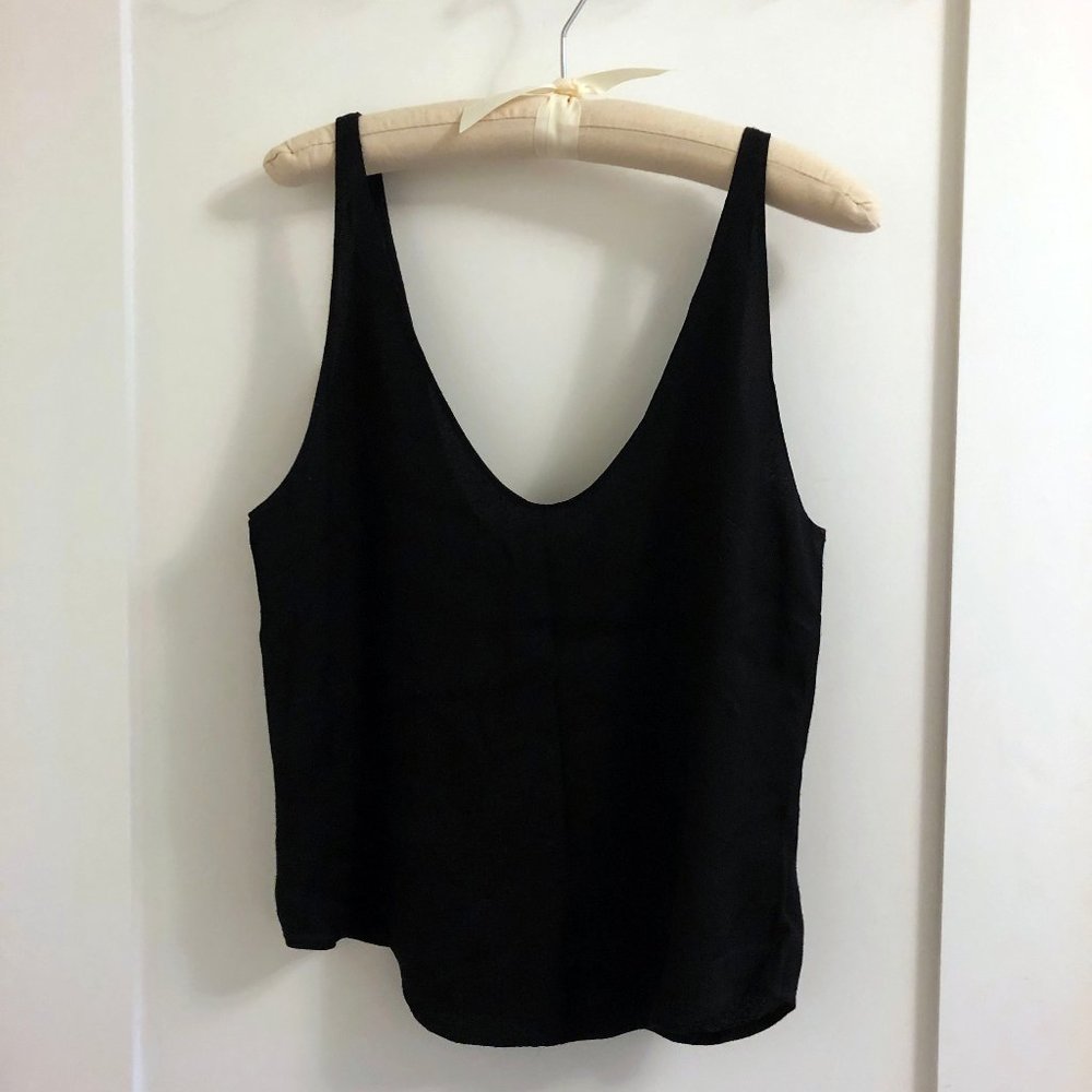 Reformation "Pete" top, black, size M